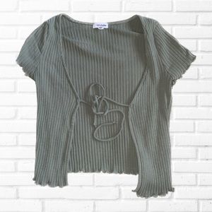 Womens short sleeve cardigan